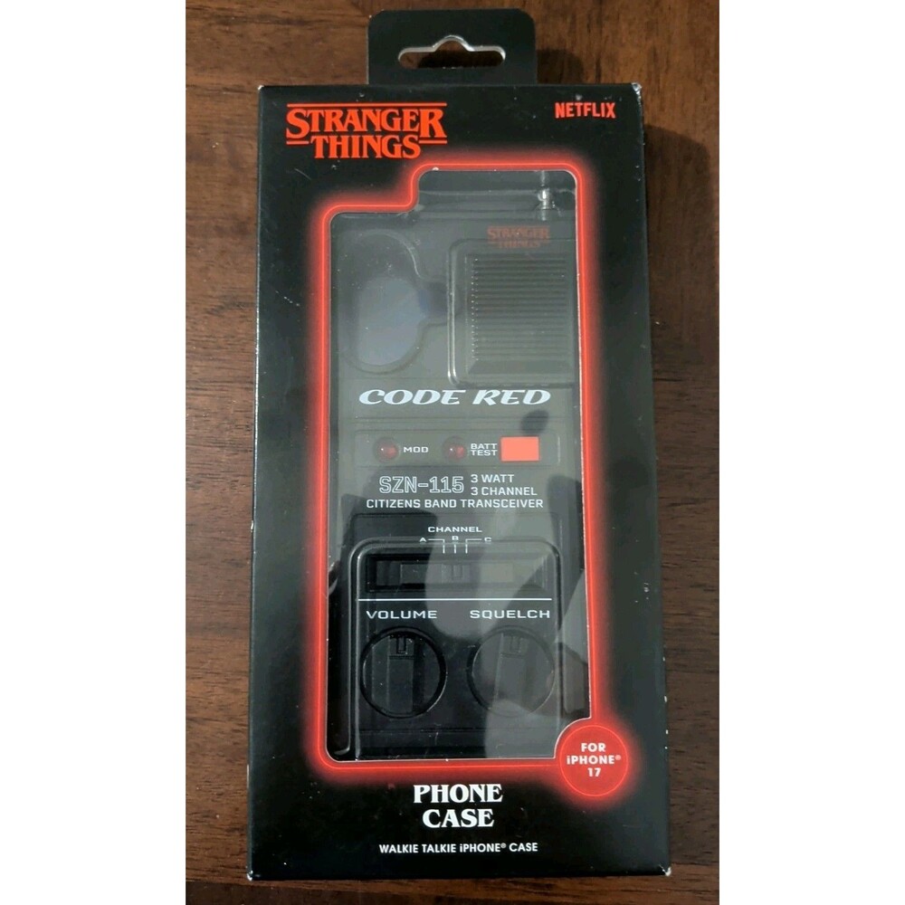 Stranger Things  Walkie-Talkie Phone Case Apple iPhone 17 New